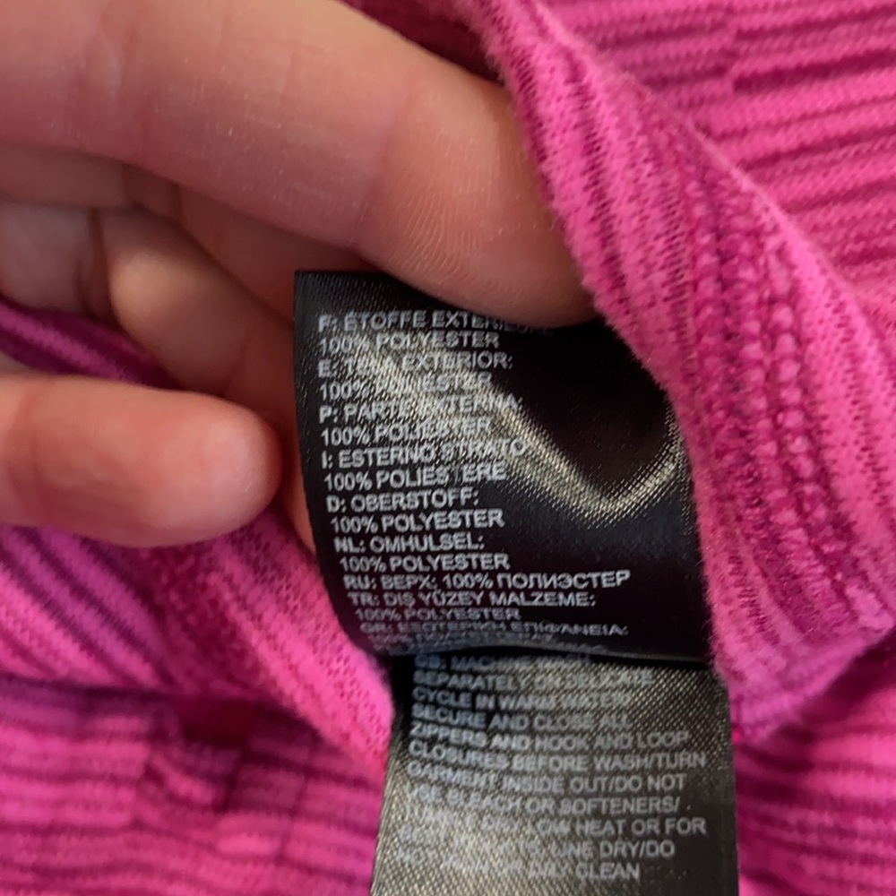 The North Face Women’s Fleece Quarter Zip Pink S - Picture 7 of 8